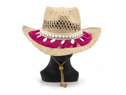 Sombrero cowboy VALENTINA fuxia